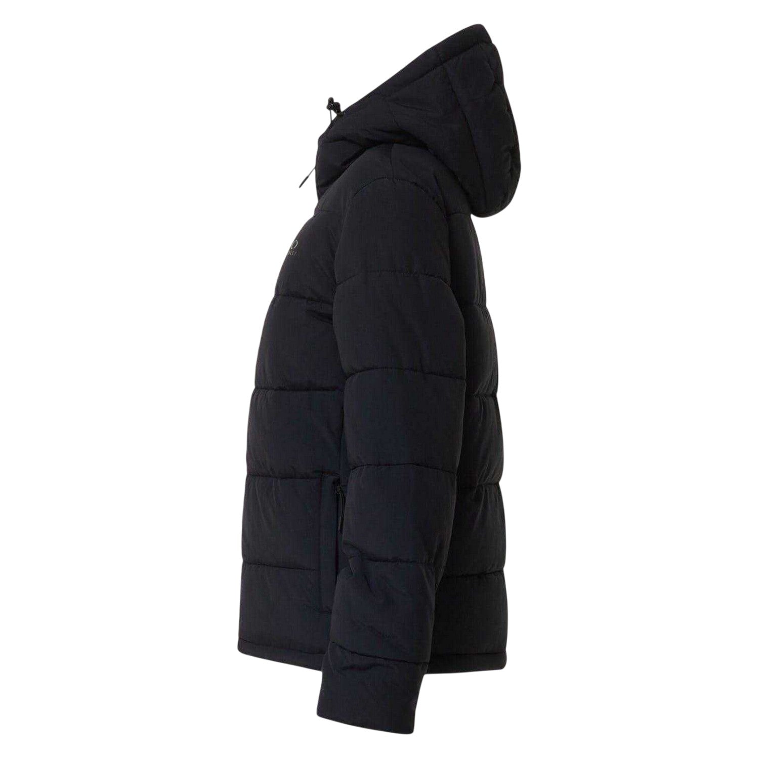 Black - Side - Oakley Womens-Ladies Quilted Puffer Jacket