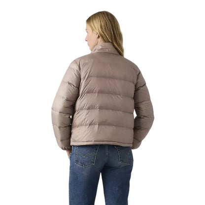 Taupe Grey - Back - Levis Womens-Ladies Caviar Logo Soft Shell Jacket