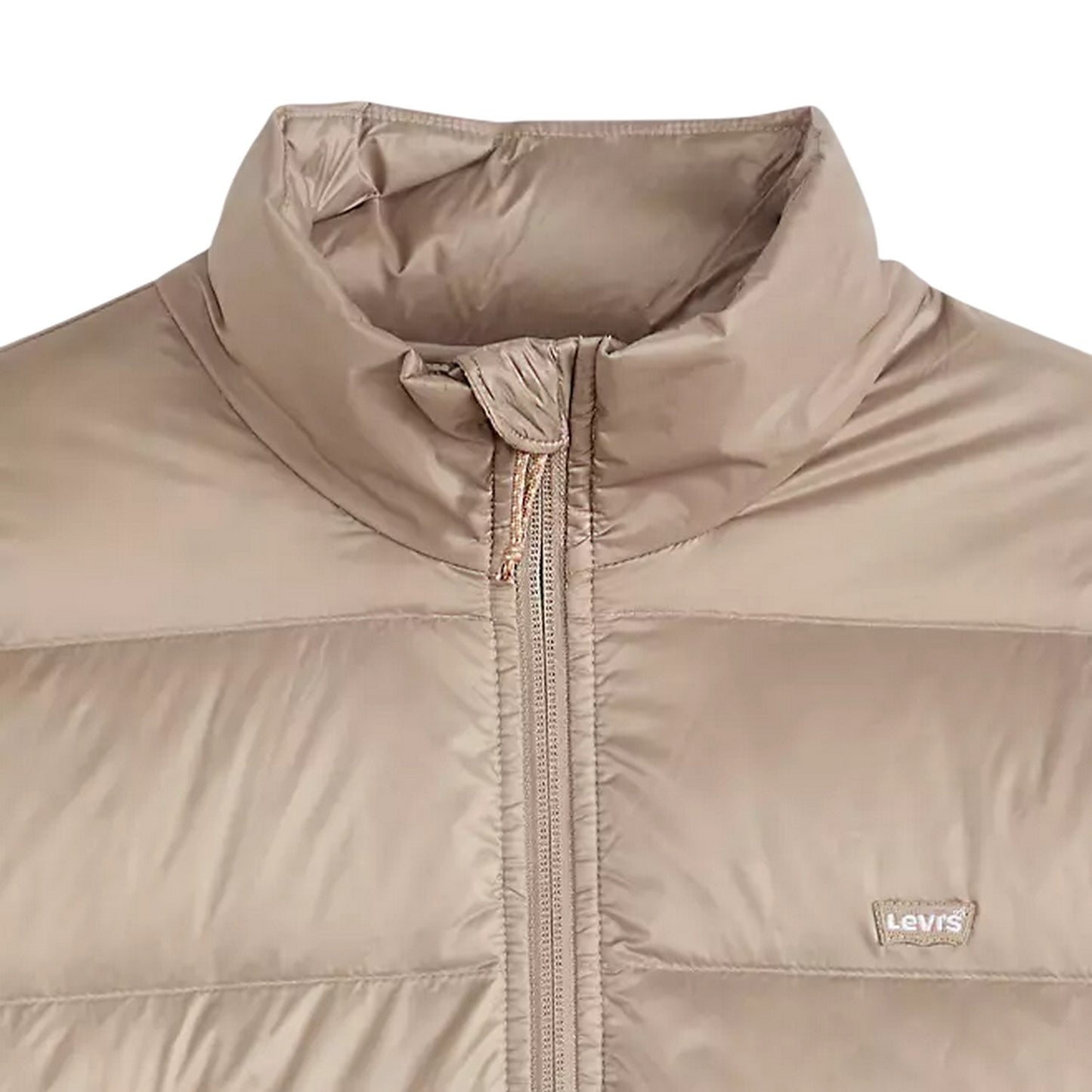 Taupe Grey - Side - Levis Womens-Ladies Caviar Logo Soft Shell Jacket