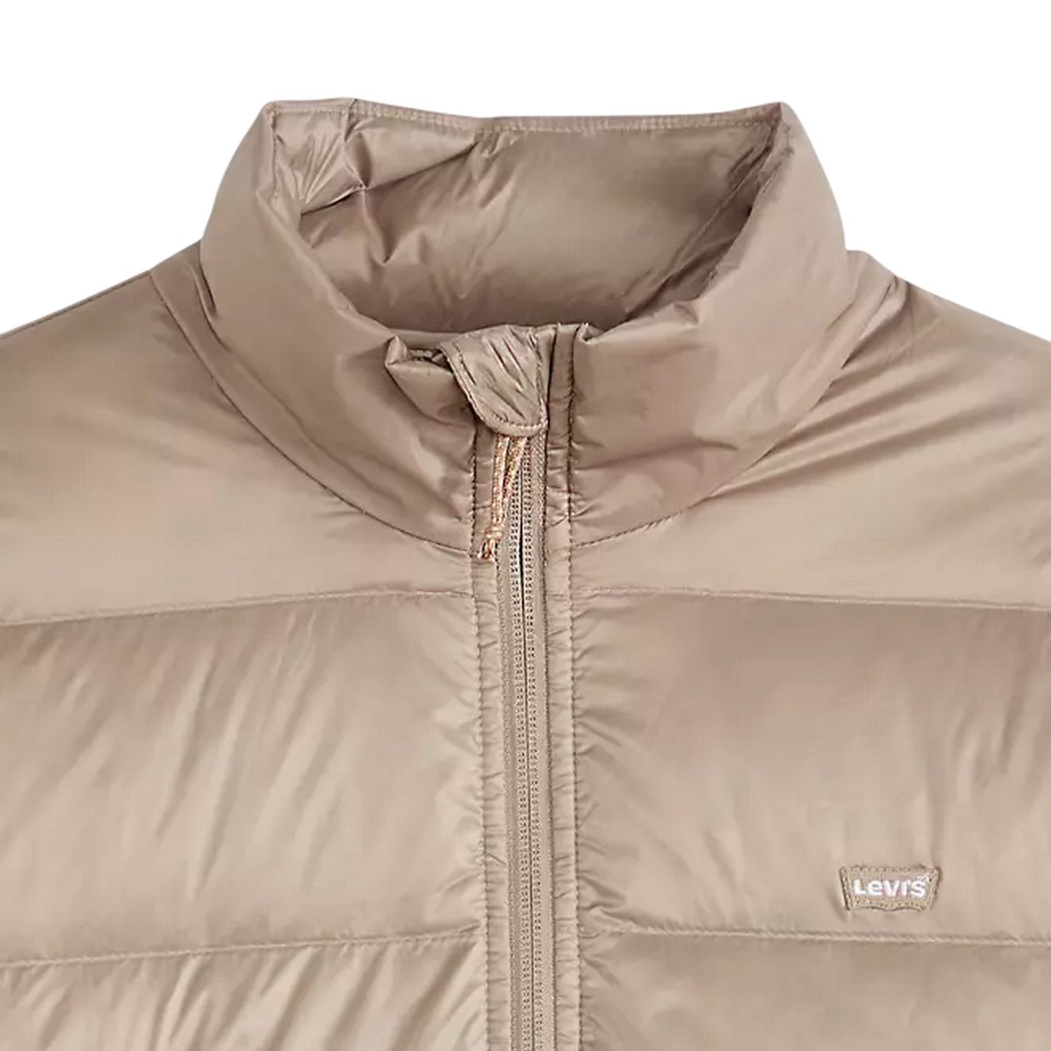 Taupe Grey - Side - Levis Womens-Ladies Caviar Logo Soft Shell Jacket