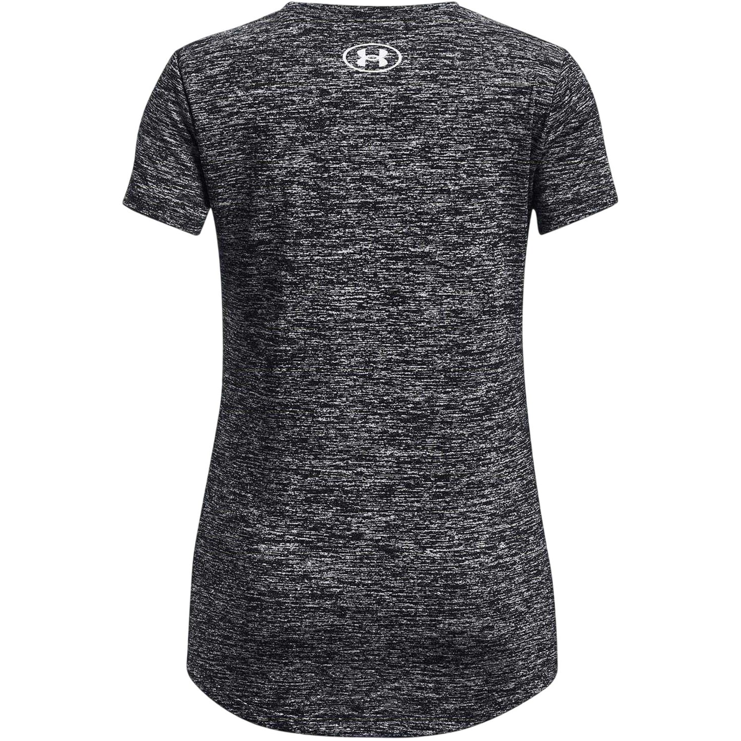 Black - Back - Under Armour Girls Tech Crew Neck Regular T-Shirt