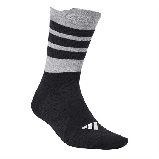 Black - Front - Adidas Unisex Adult Reflective Running Crew Socks