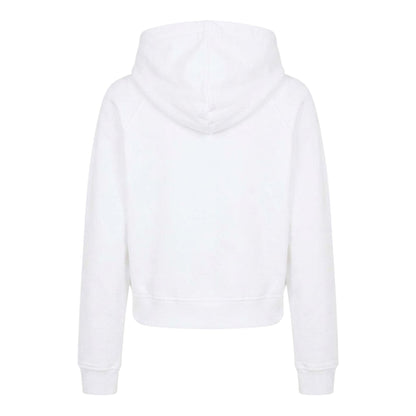 White - Back - Diesel Womens-Ladies Lettering Regular Hoodie