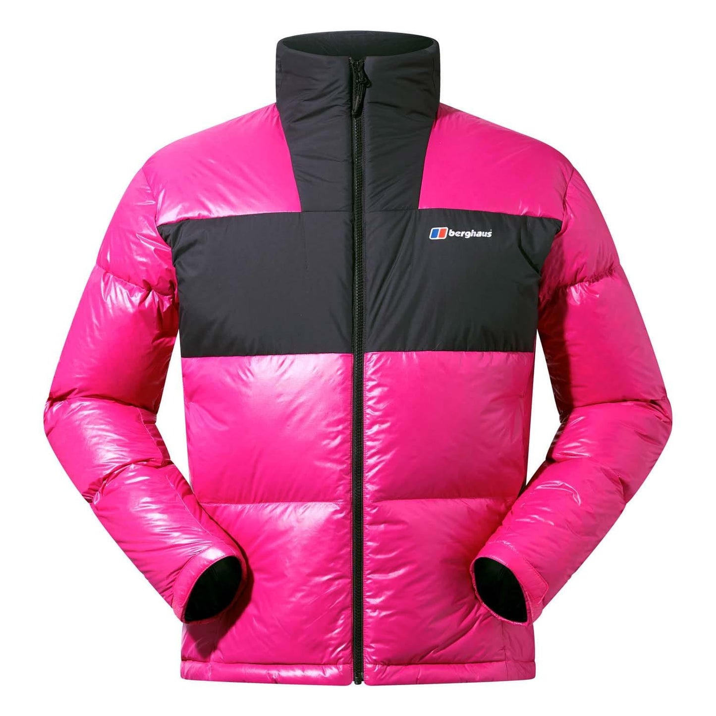 Pink-Black - Front - Berghaus Unisex Adult Urban Arkos Down Reflective Jacket