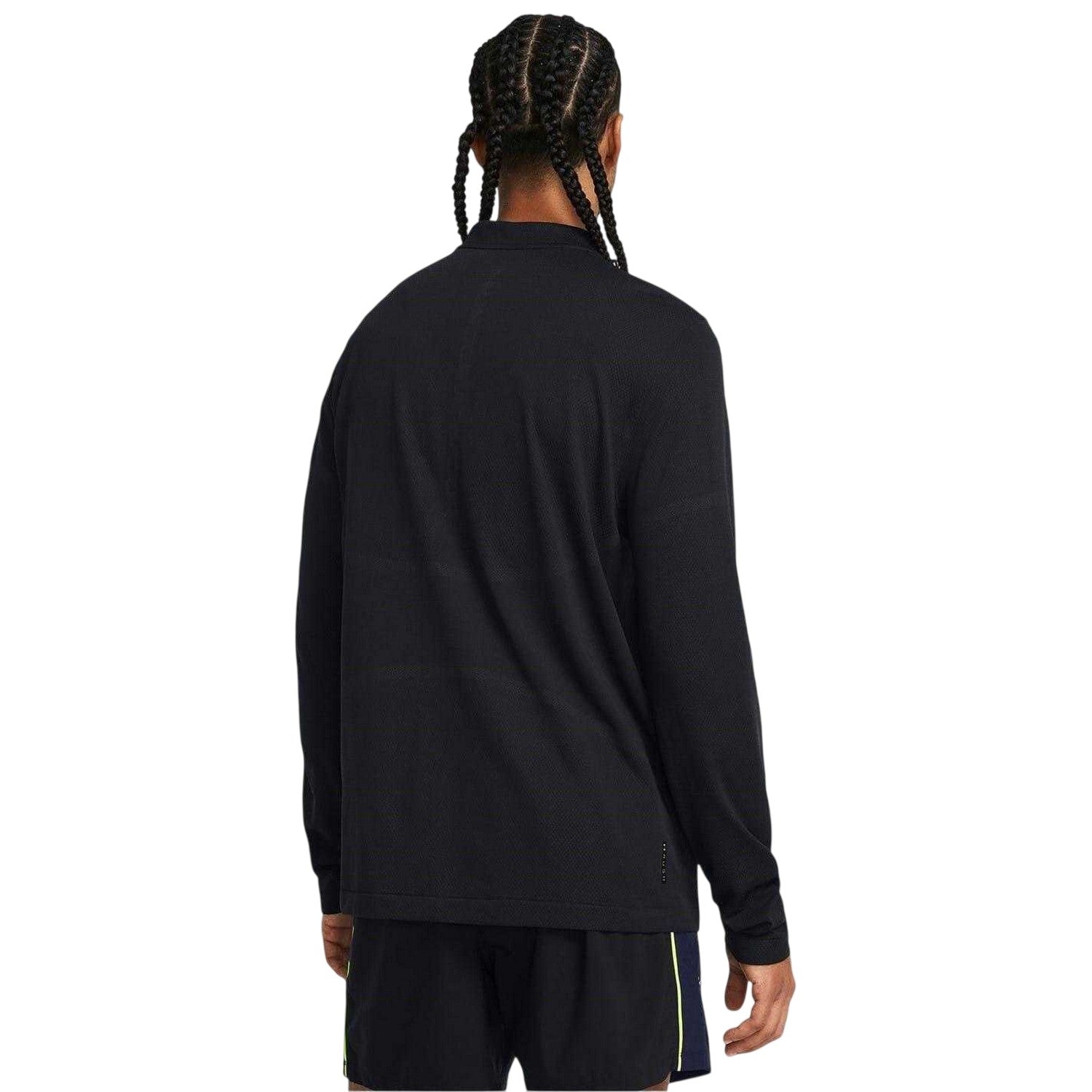 Black - Back - Under Armour Mens Vanish Elite UA Rush Seamless Top