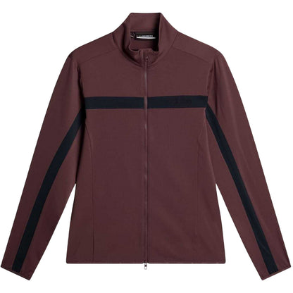 Berry - Front - J.Lindeberg Mens Jarvis Logo Track Jacket