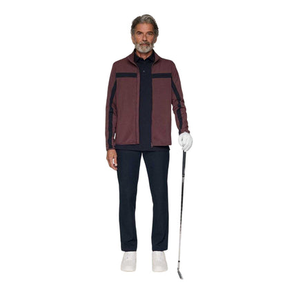 Berry - Side - J.Lindeberg Mens Jarvis Logo Track Jacket