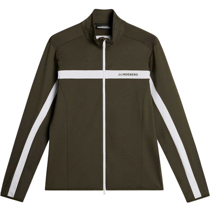 Forest Green - Front - J.Lindeberg Mens Jarvis Logo Track Jacket