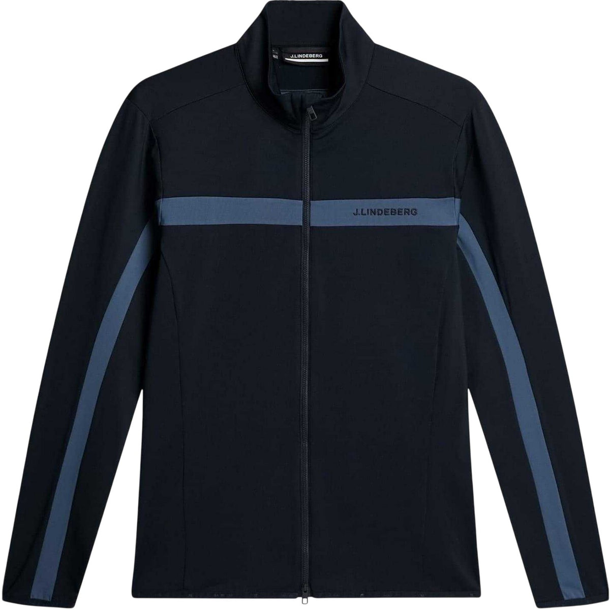 Navy - Front - J.Lindeberg Mens Jarvis Logo Track Jacket