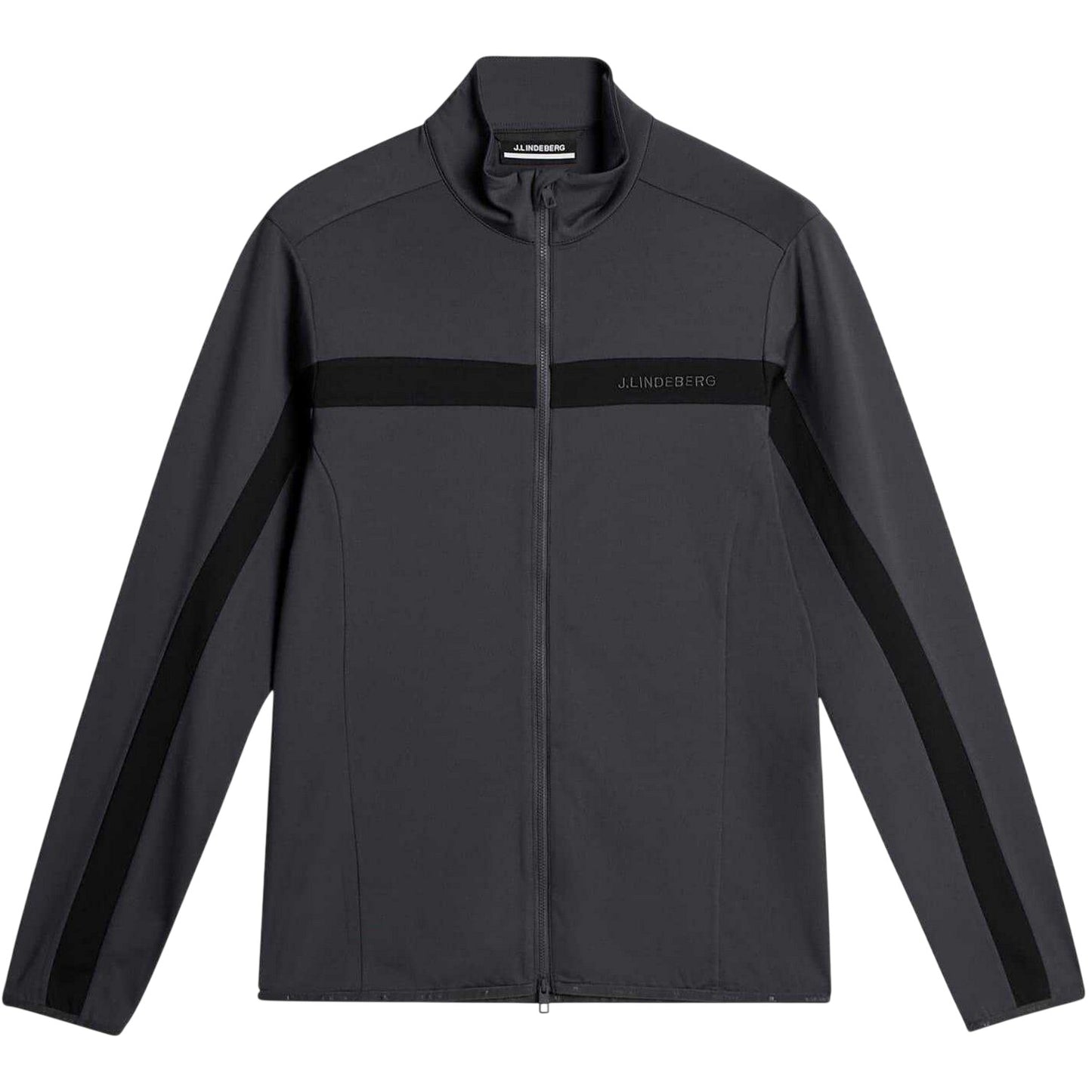 Asphalt - Front - J.Lindeberg Mens Jarvis Logo Track Jacket
