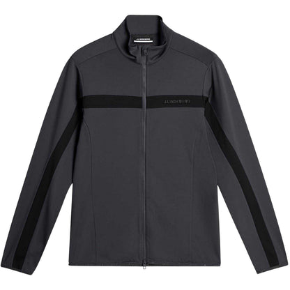 Asphalt - Front - J.Lindeberg Mens Jarvis Logo Track Jacket