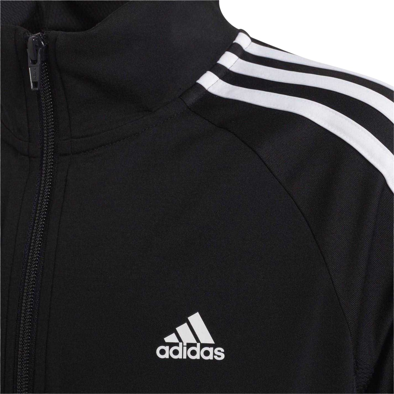 Black-White - Side - Adidas Boys Sereno Training Top