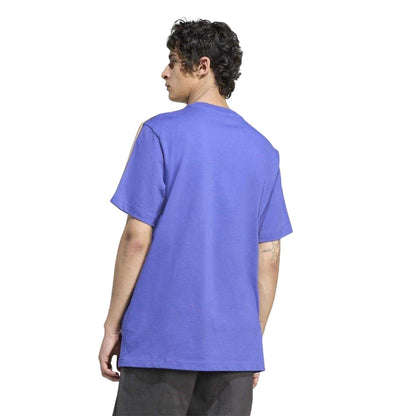 White - Back - Adidas Mens Icon Manchester United FC Cotton T-Shirt