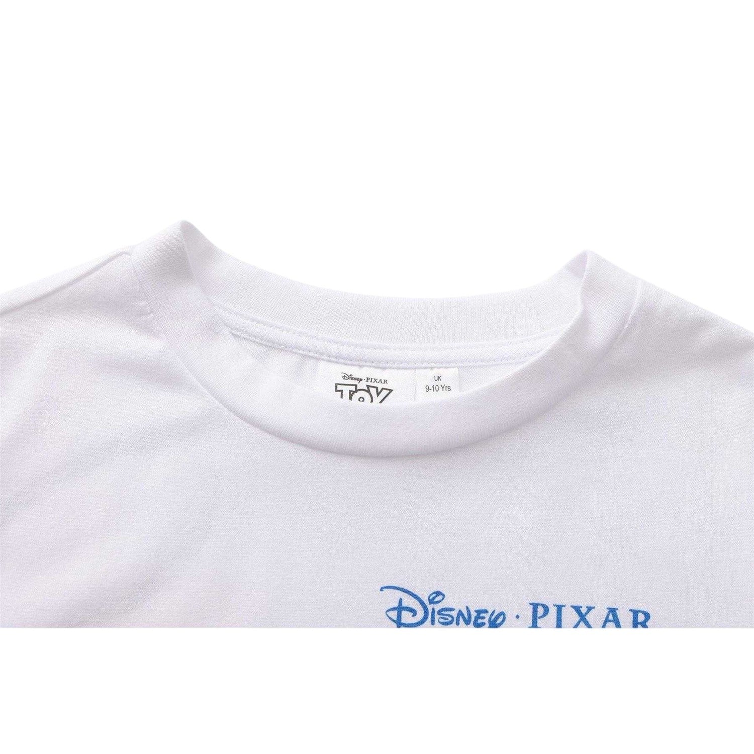 Blue - Side - Toy Story Childrens-Kids Buzz Lightyear T-Shirt