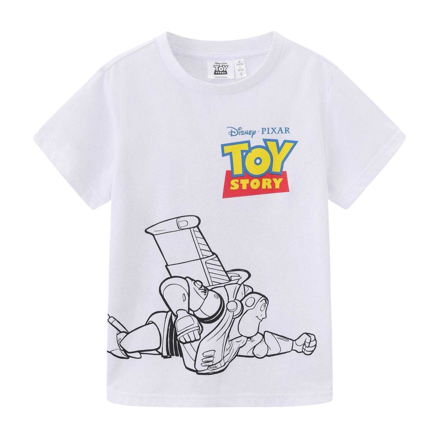 Blue - Front - Toy Story Childrens-Kids Buzz Lightyear T-Shirt