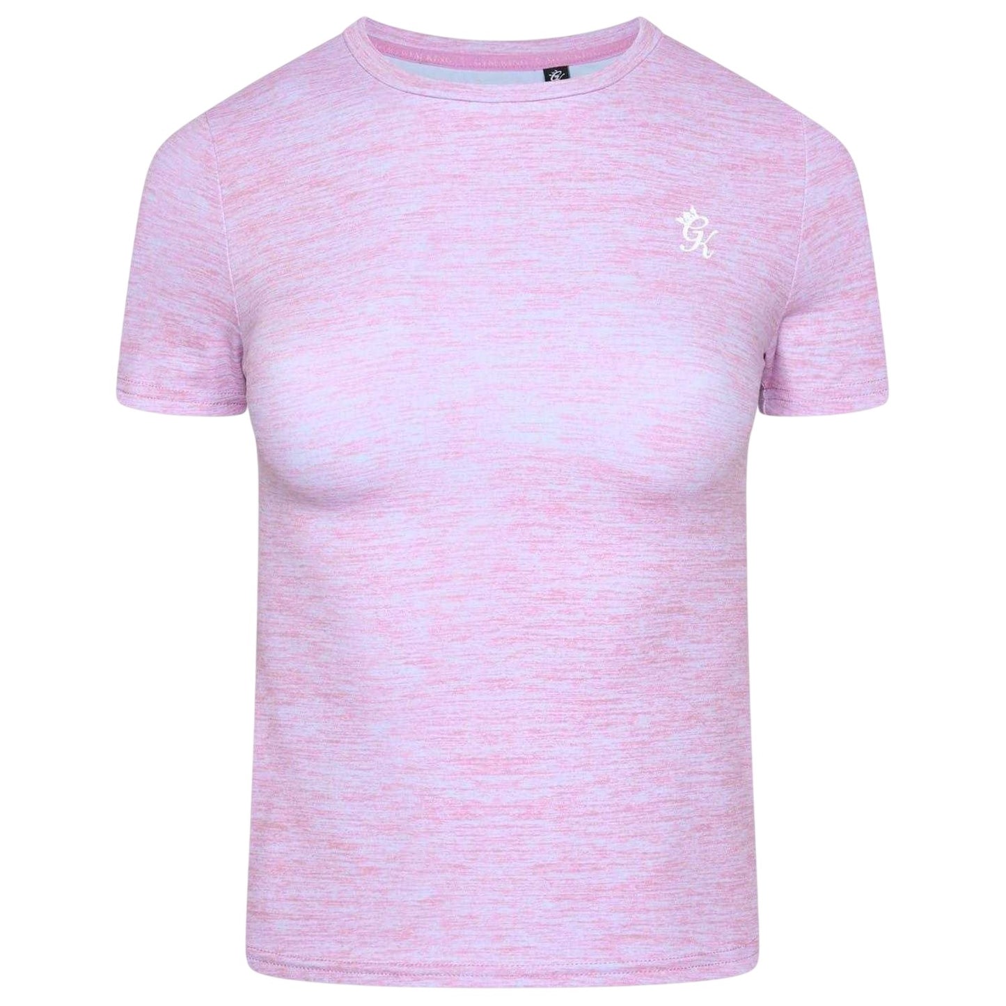 Pink - Front - Gym King Womens-Ladies 365 Crew Neck Regular T-Shirt