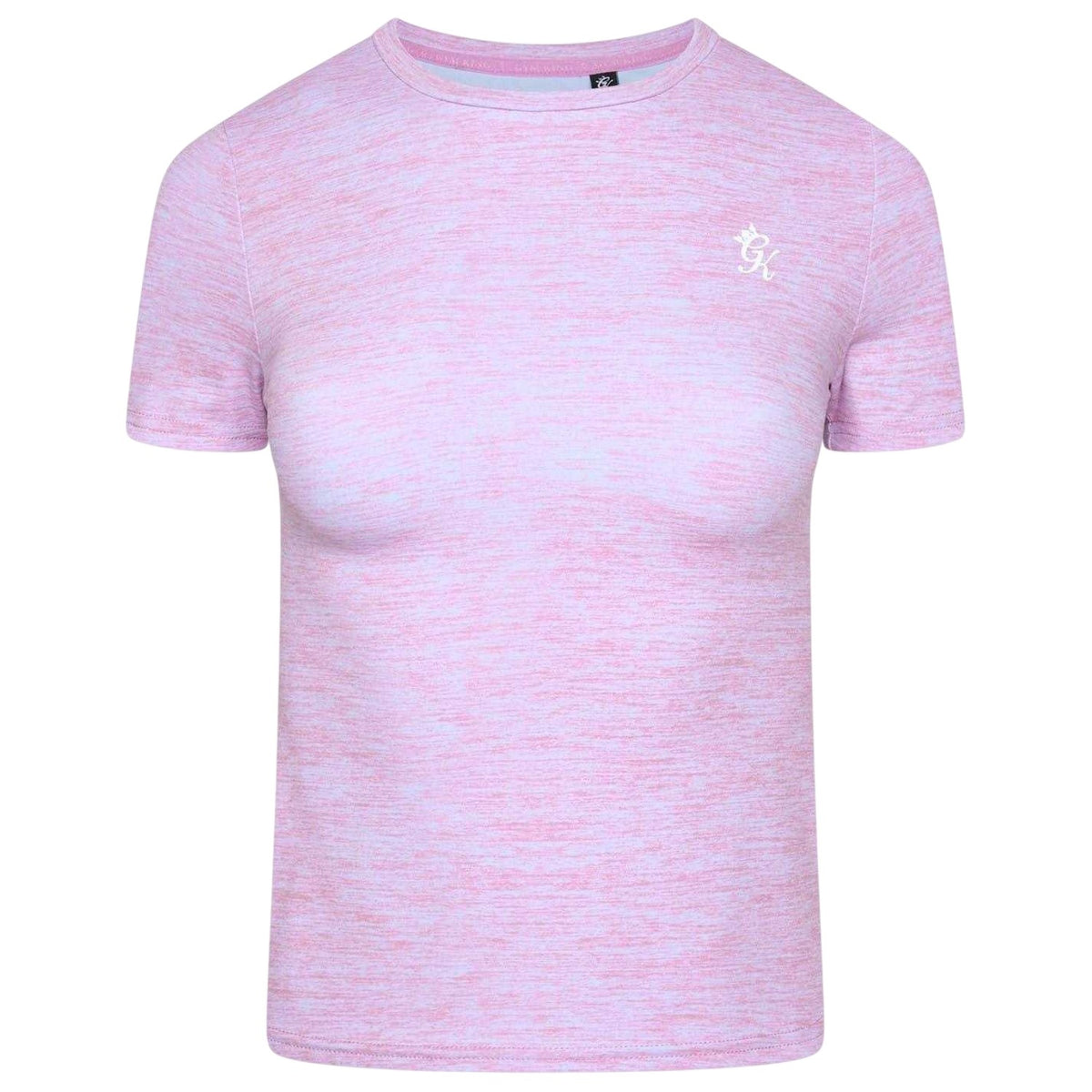 Pink - Front - Gym King Womens-Ladies 365 Crew Neck Regular T-Shirt