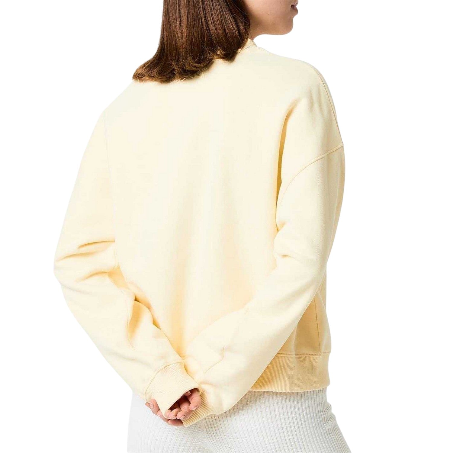 Soft Yellow - Back - Everlast Unisex Adult Est 1910 Logo Sweatshirt