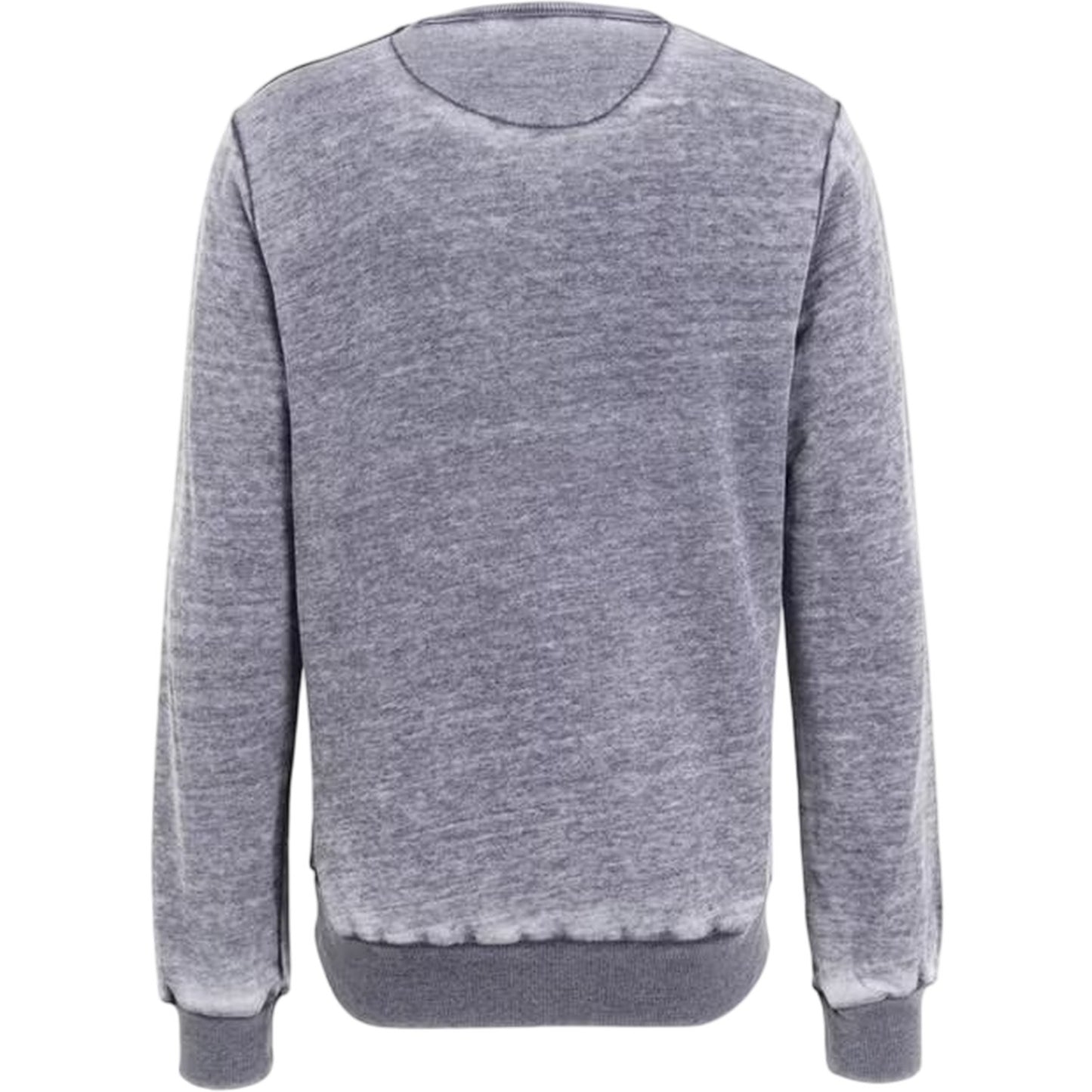 Grey - Back - Woodstock Mens Peace - Love - Music Crew Neck Regular Sweatshirt