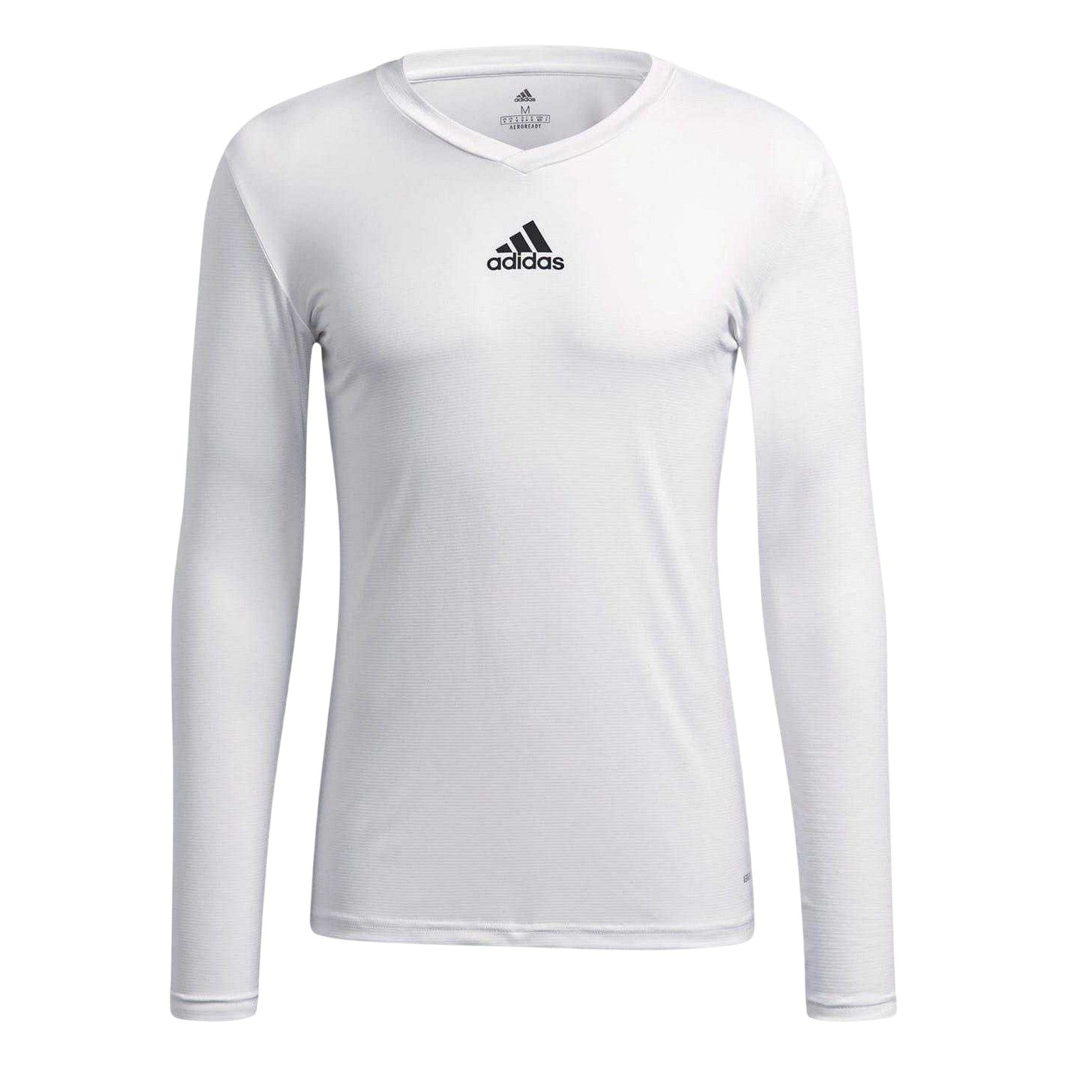 White - Front - Adidas Mens Team Base T-Shirt