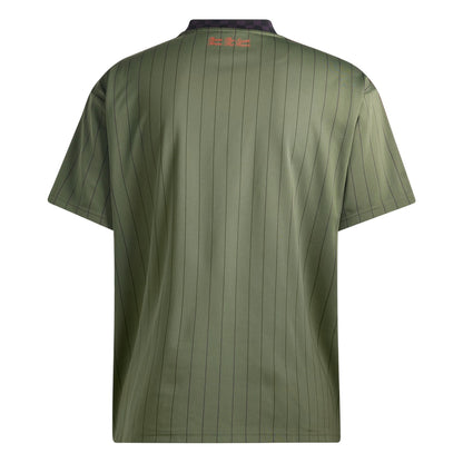 Green - Back - Adidas Mens Icon FC Bayern Munich Polyester Loose Fit T-Shirt