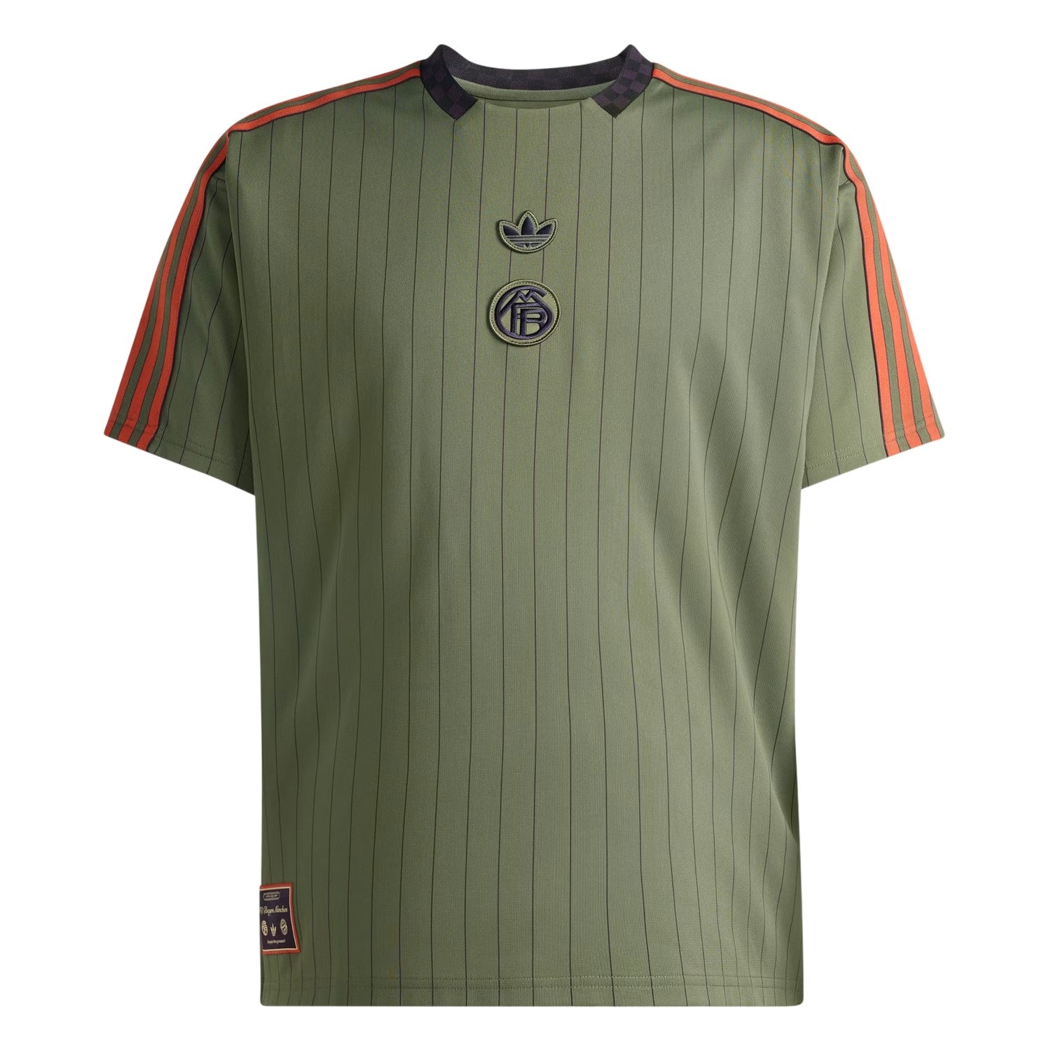 Green - Front - Adidas Mens Icon FC Bayern Munich Polyester Loose Fit T-Shirt