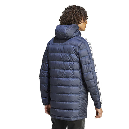 Inkwell - Back - Adidas Mens Essentials Light Down Light Hooded Jacket