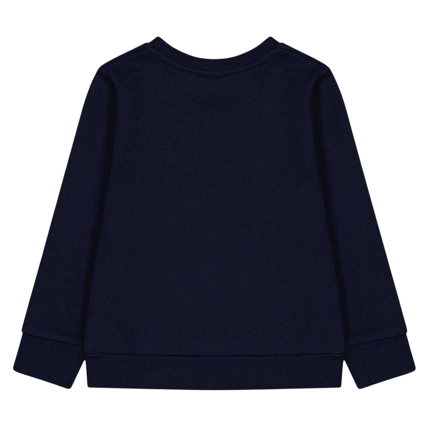 Navy - Back - Boss Boys Logo Long-Sleeved Sweatshirt