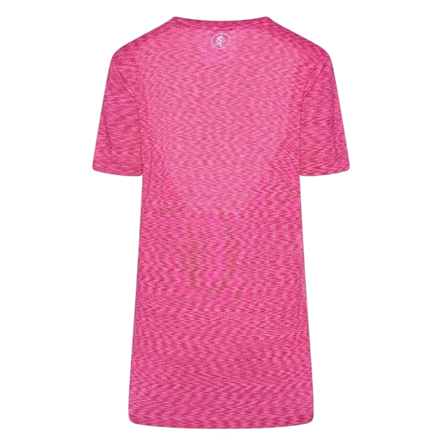 Hot Pink - Back - Gym King Mens Crew Neck Slim T-Shirt