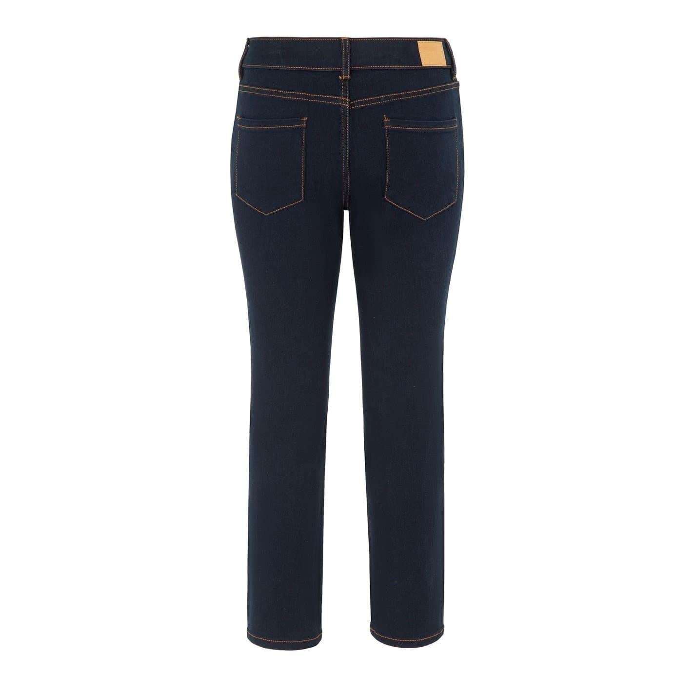Night Blue - Back - Firetrap Womens-Ladies Plain Slim Jeans