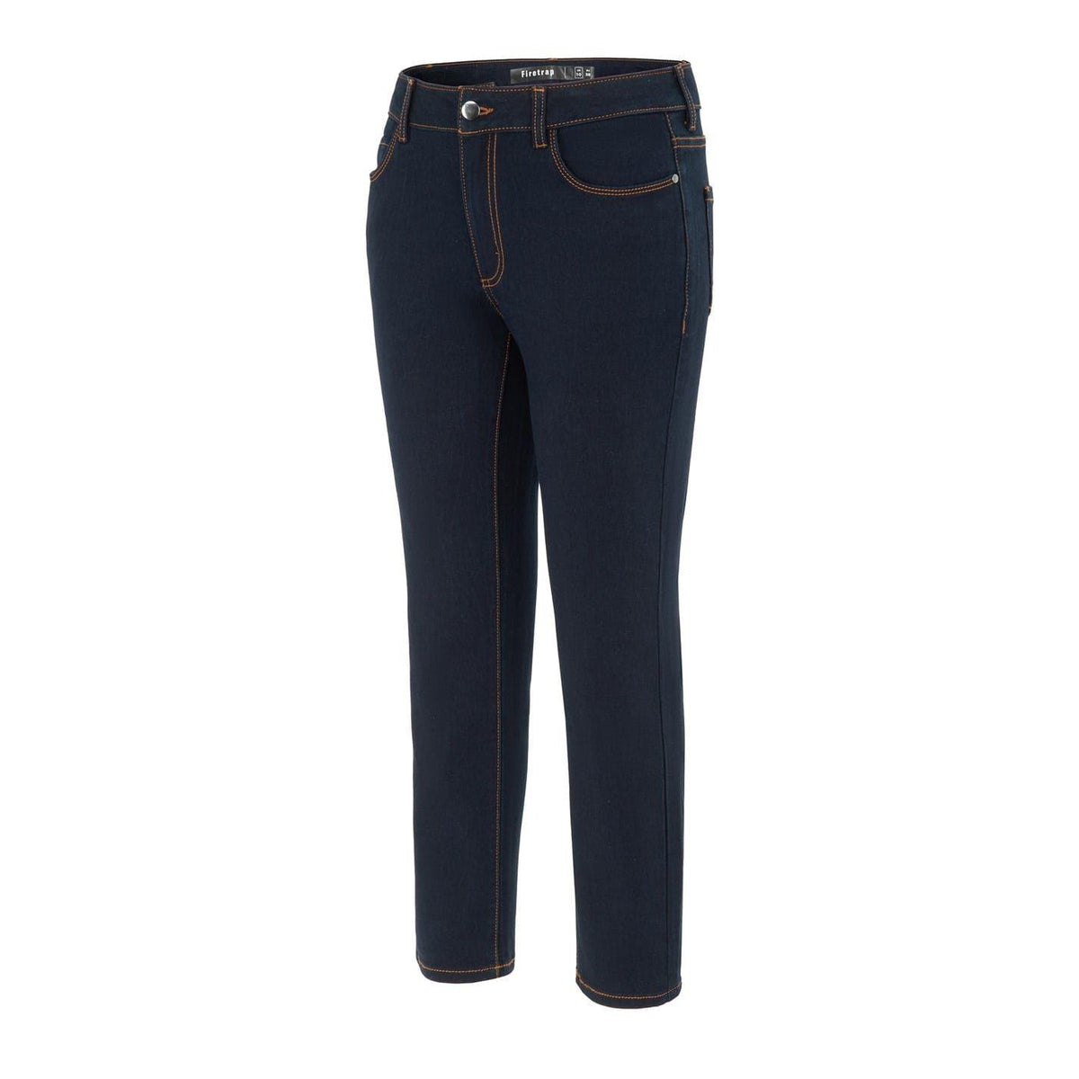 Night Blue - Side - Firetrap Womens-Ladies Plain Slim Jeans