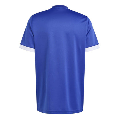 Light Blue - Back - Adidas Mens France FFR Rugby T-Shirt