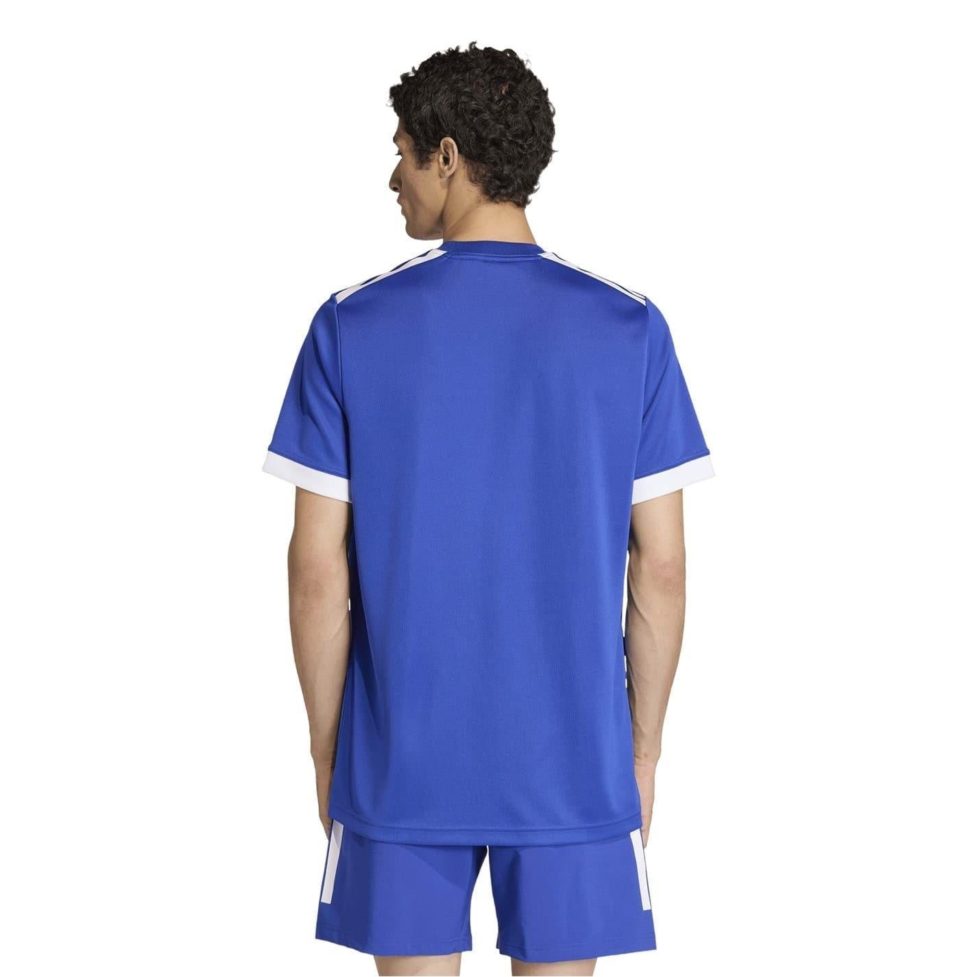 Light Blue - Lifestyle - Adidas Mens France FFR Rugby T-Shirt