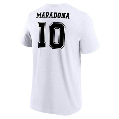 White - Back - Argentina Mens Graphic Print Regular T-Shirt