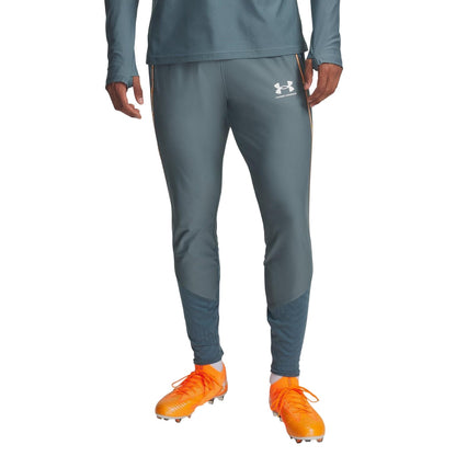 Grey-Orange - Front - Under Armour Mens Challenger Pro Athletic Trousers