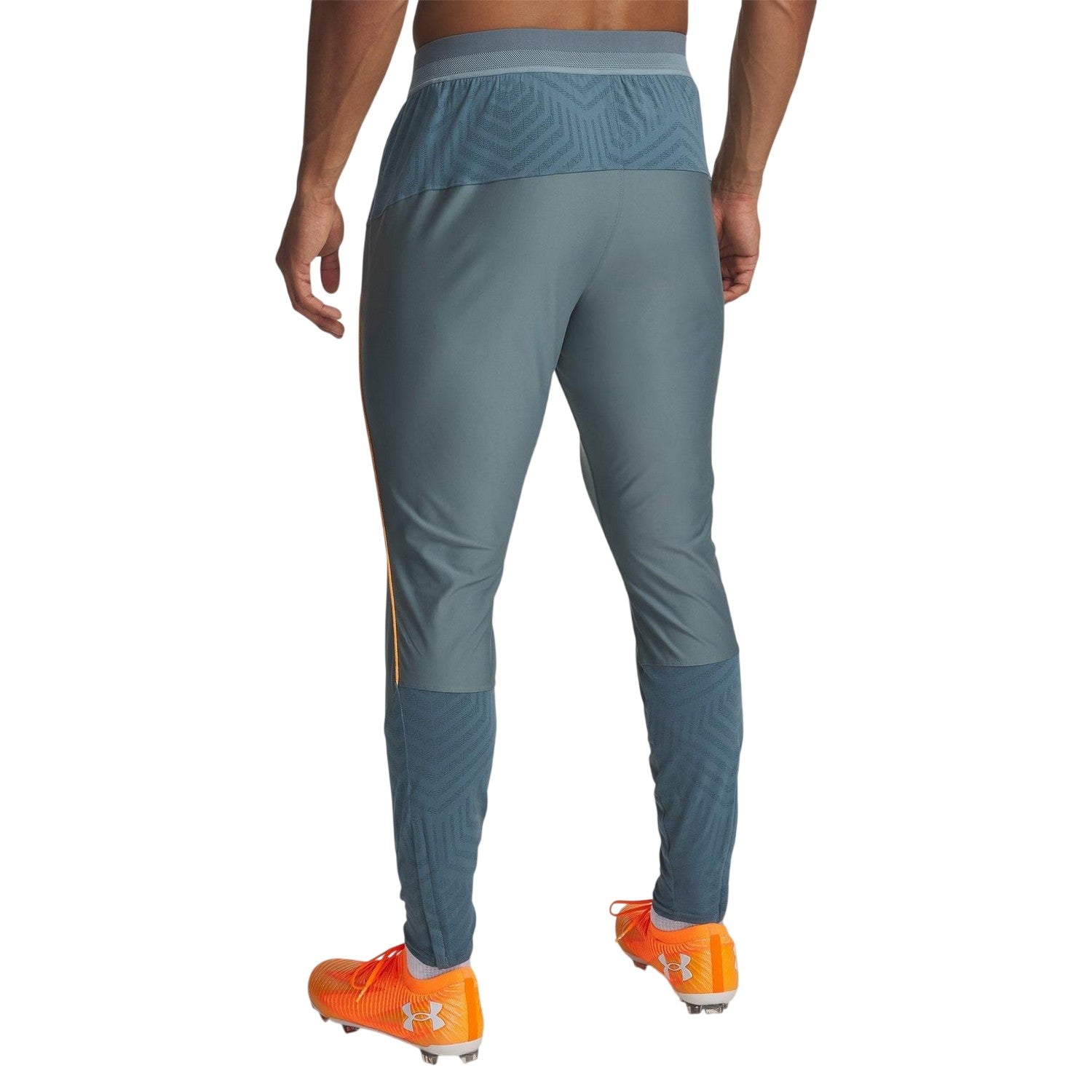Grey-Orange - Back - Under Armour Mens Challenger Pro Athletic Trousers
