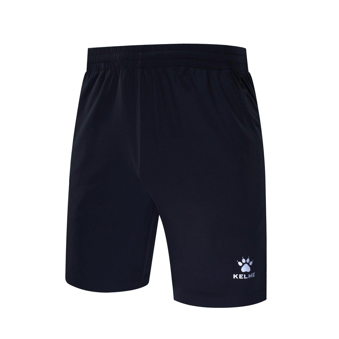 Black - Front - Kelme Childrens-Kids Elasticated Waist Training Shorts
