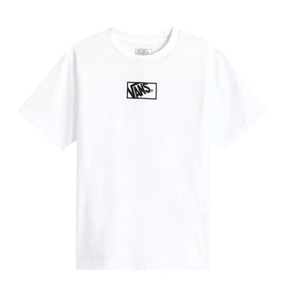 White - Back - Vans Childrens-Kids Box Logo T-Shirt