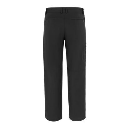 Black - Back - Lonsdale Mens Logo Trousers
