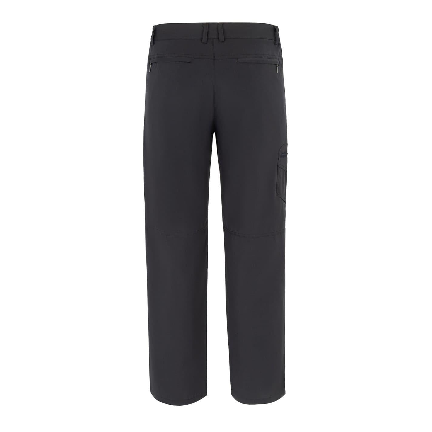 Grey - Back - Lonsdale Mens Logo Trousers