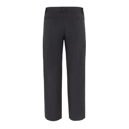 Grey - Back - Lonsdale Mens Logo Trousers