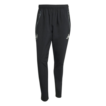 Black - Front - Adidas Mens Arsenal FC Tracksuit Bottoms