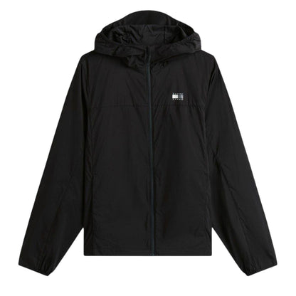 Black - Front - Tommy Jeans Womens-Ladies Logo Full Zip Hoodie