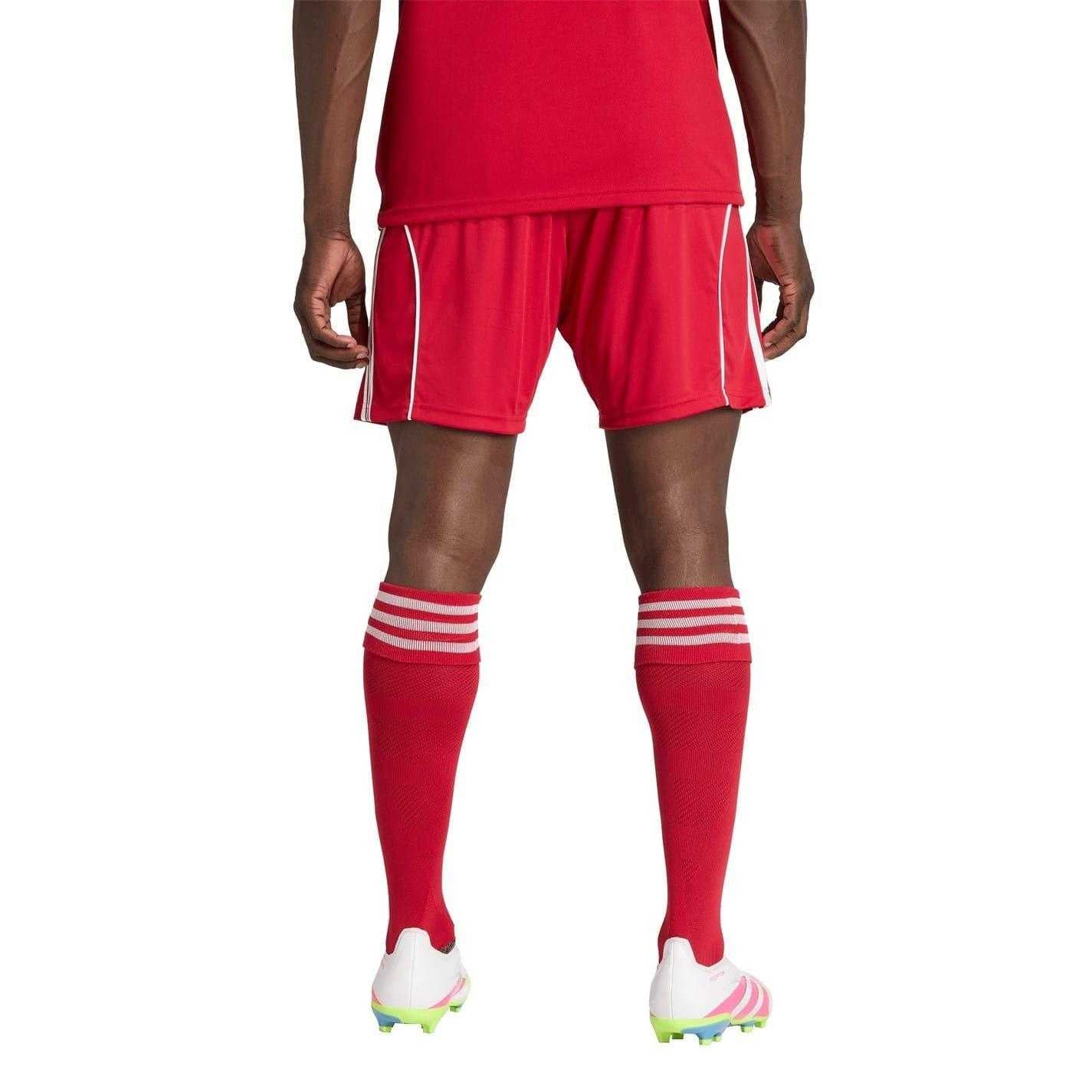Red - Back - Adidas Mens 2025-2026 Liverpool FC Football Shorts