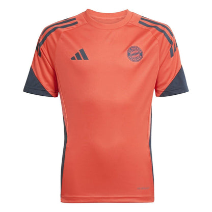 Orange - Front - Adidas Childrens-Kids Tiro 25 FC Bayern Munich Competition Football Shirt
