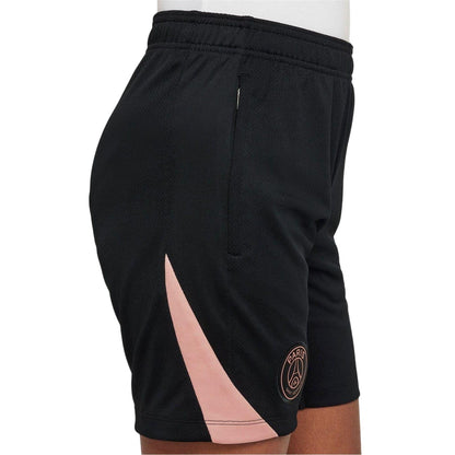 Black - Side - Nike Childrens-Kids Third 2024 2025 Paris Saint Germain FC Shorts