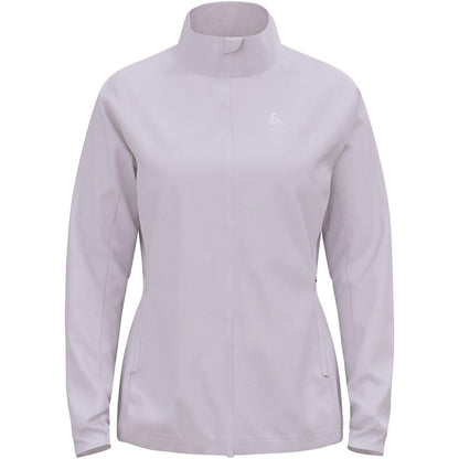 Lilac - Front - Odlo Womens-Ladies Brensholmen High-Neck Soft Shell Jacket