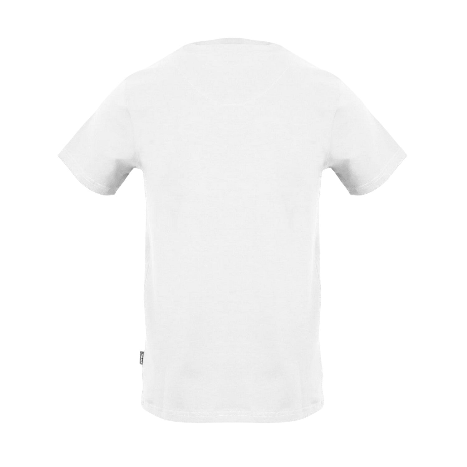 White - Back - Aquascutum Mens Arch Crew Neck Regular T-Shirt