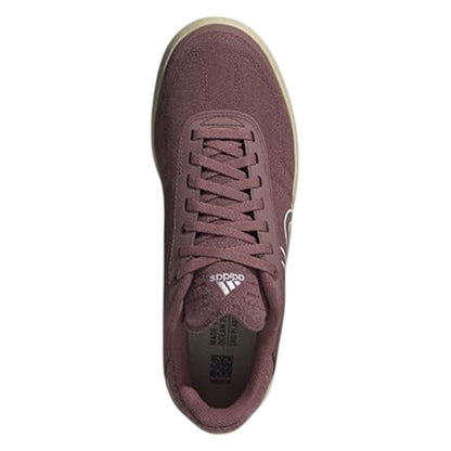 Burgundy - Side - Five Ten Womens-Ladies Low Cut Trainers