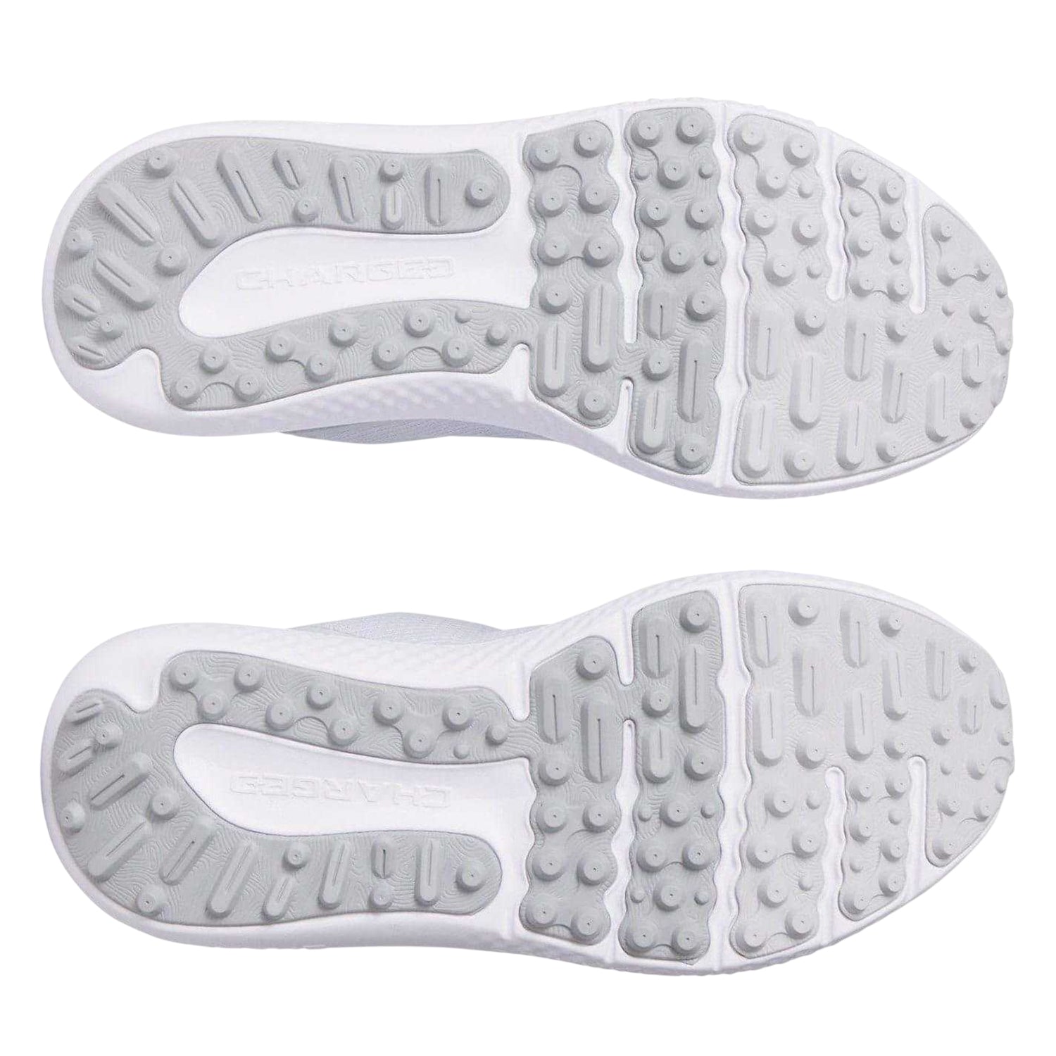 Halo Grey - Lifestyle - Under Armour Mens Leather Low Cut Golf Trainers